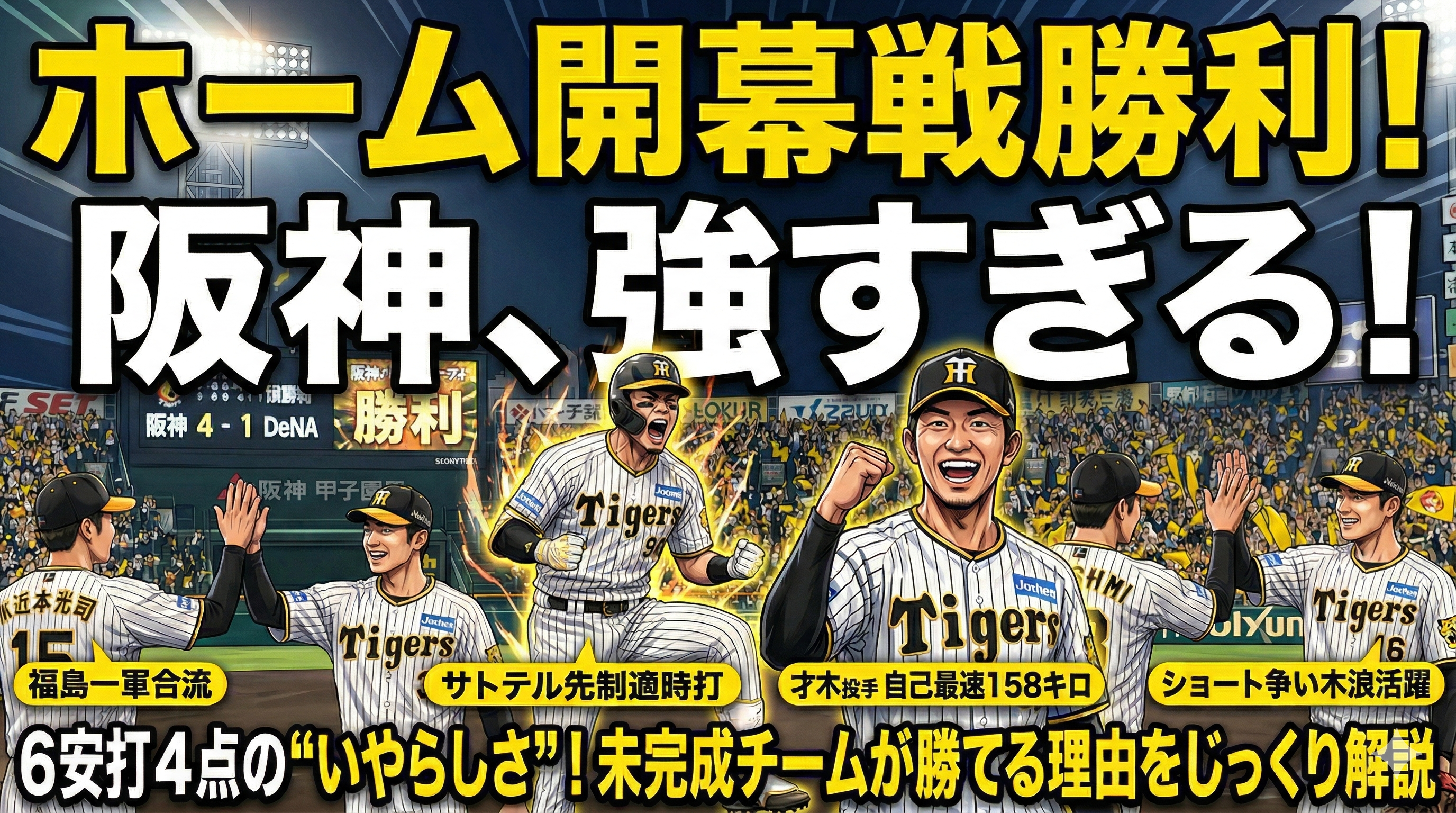 阪神4-1DeNA